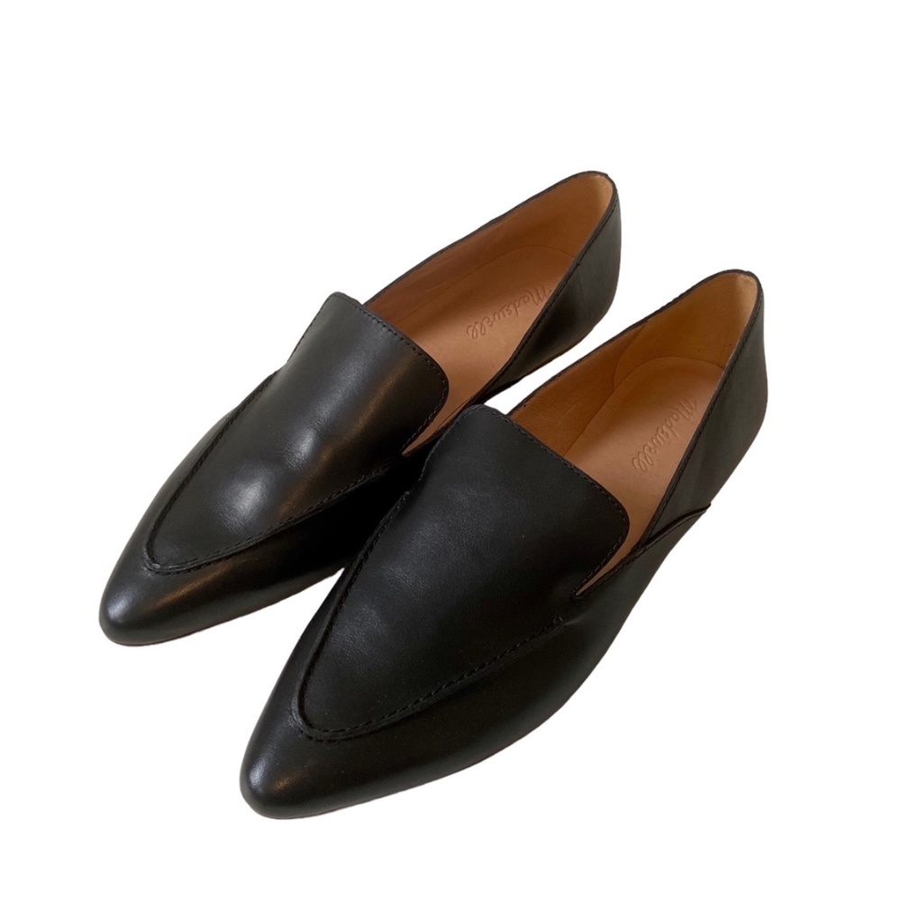 Madewell Black Leather Skimmer/Flats